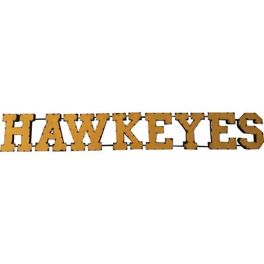 HAWKYSWD: LRT Iowa Hawkeyes Metal Décor